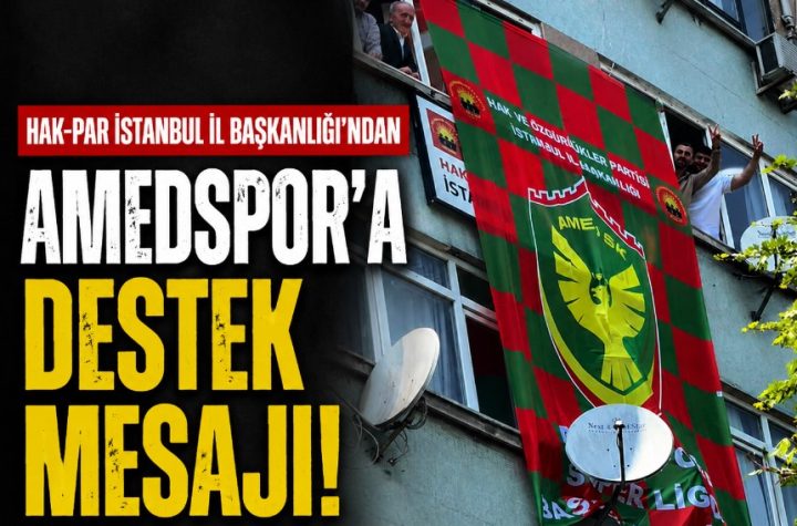 HAK-PAR İl Başkanlığı AmedSpor'a başarılar diledi
